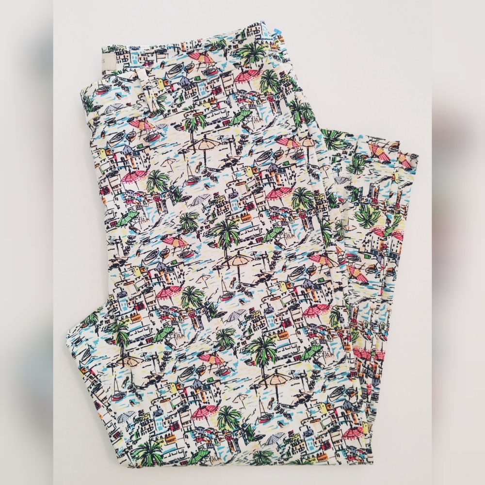 Beach Inspired Trousers (Plus Size)